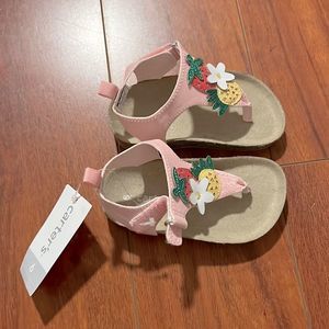 Carter Sandals Size 6 Girls Fruity